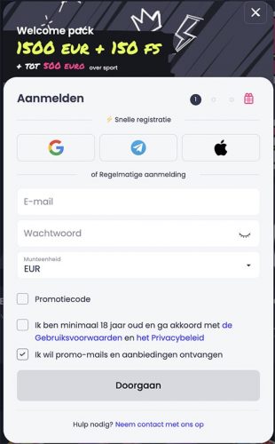 Starzino Registreren Starzino Registreren